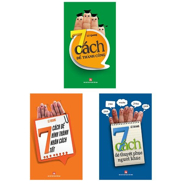 Bộ Sách 7 Cách Thành Công + 7 Cách Thuyết Phục + 7 Cách Hình Thành Nhân Cách Tốt