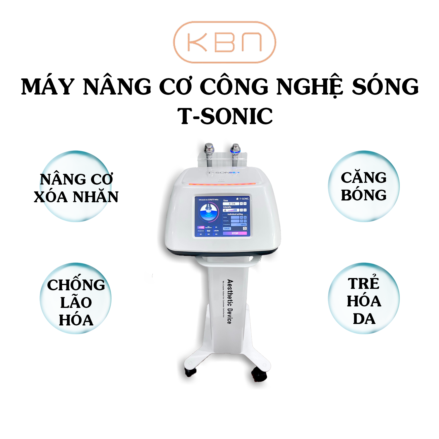 Máy Nâng Cơ Công Nghệ Sóng T-SONIC Hàn Quốc