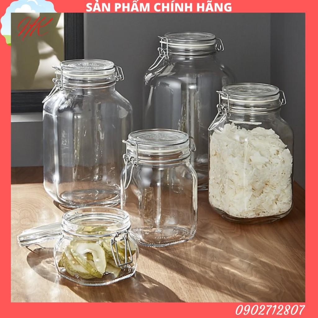Hũ thủy tinh nắp cài Fido 2000ml -Italy