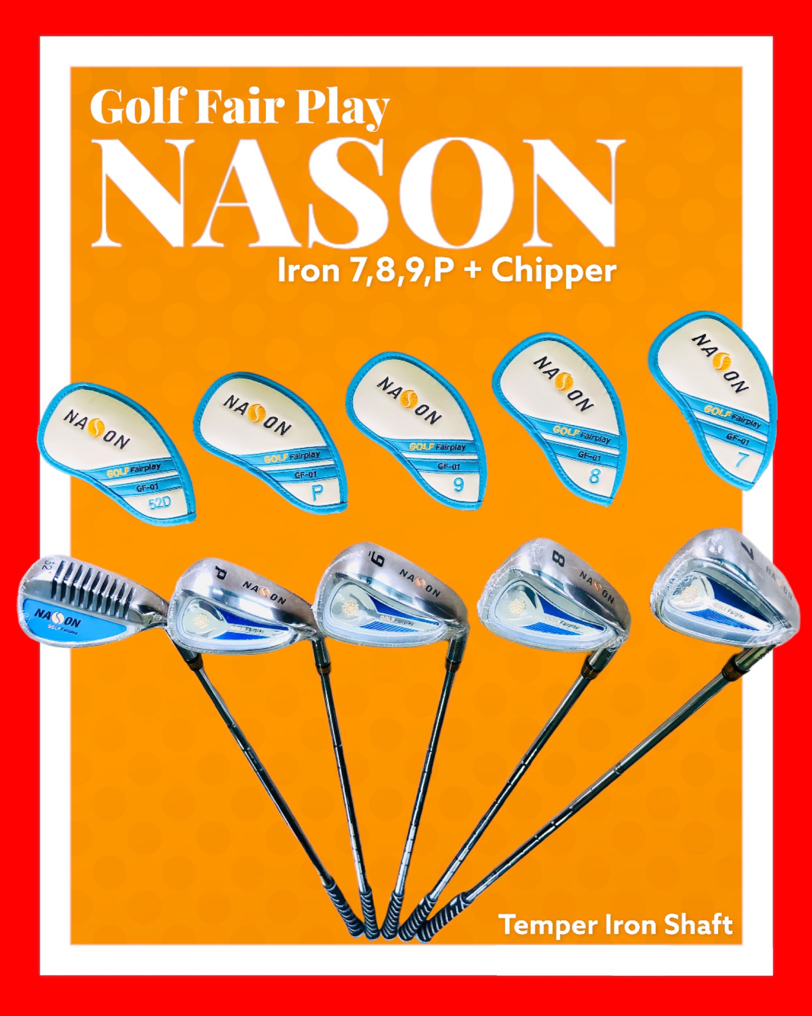 BỘ GẬY GOLF NAM (8 GẬY) FAIRPLAY GF-01 | NASON