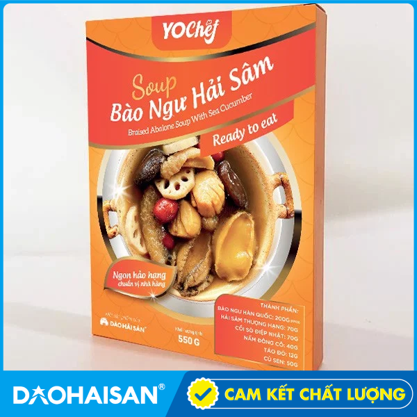 Soup Bào Ngư Hải Sâm Hộp 550g