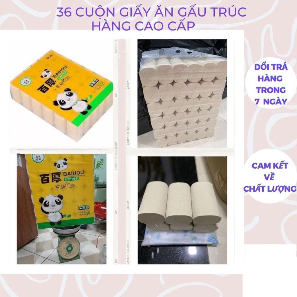 BỊCH 36 CUỘN GIẤY VỆ SINH GẤU TRÚC - GIẤY VỆ SINH GIẤU TRÚC SIÊU DAI