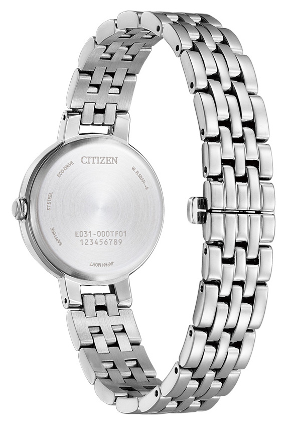 Đồng Hồ Nữ Citizen Eco-Drive Dây Thép Không Gỉ EM0990-81L - Mặt Xanh (Sapphire)