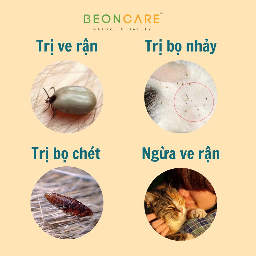 Sữa Tắm Trị Ve Rận Bọ Chét Beocare