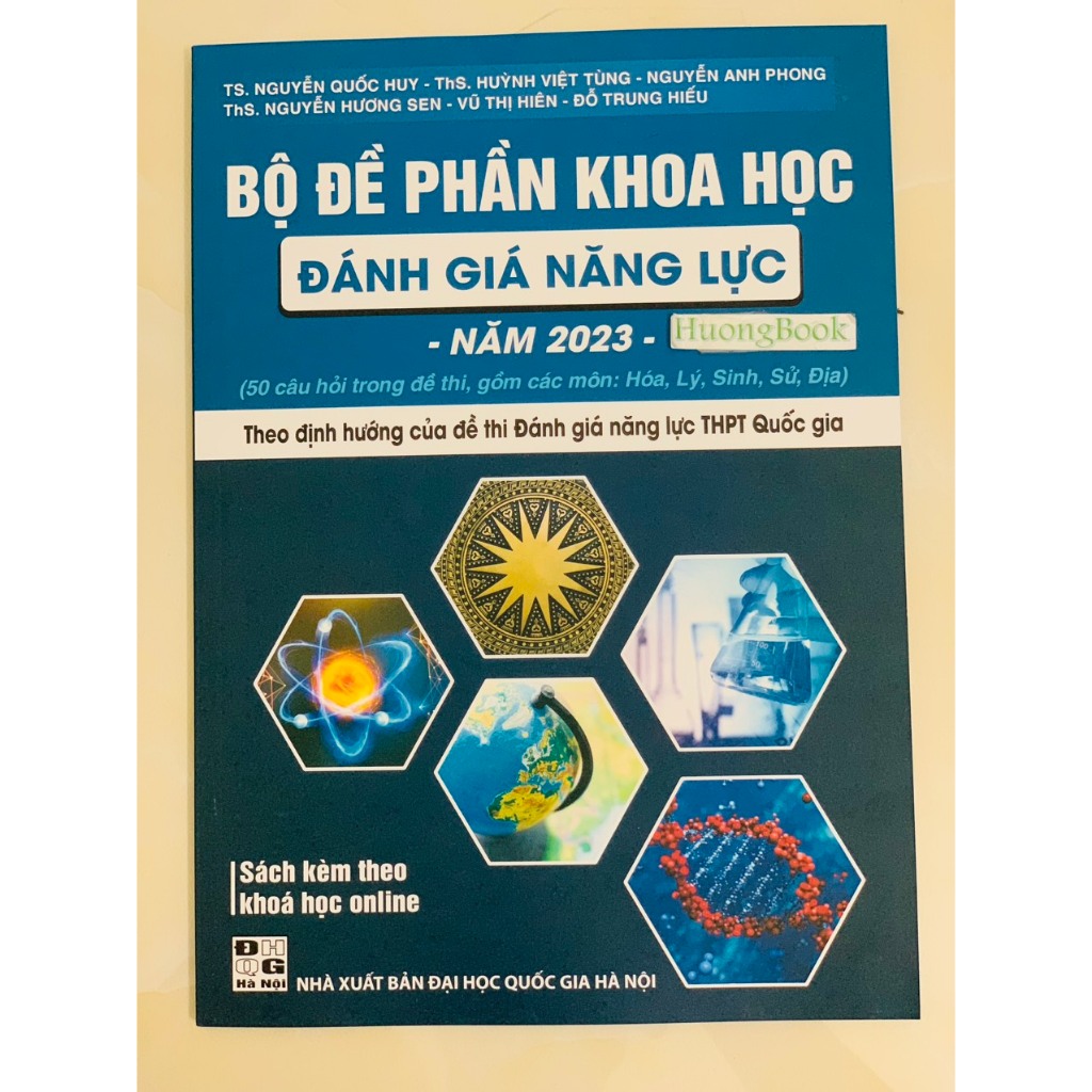 Sách - Combo 3 cuốn Bộ đề khóa học + tư duy định tính + tự duy định lượng đánh giá năng lực (THPT DHQG) 2023