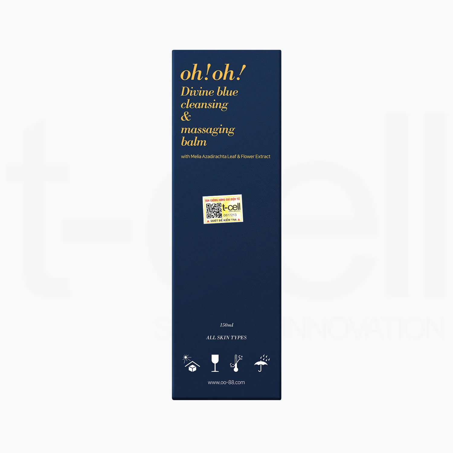 Sáp Tẩy Trang oh!oh! Divine Blue Cleansing &amp; Massaging Balm (150ml)