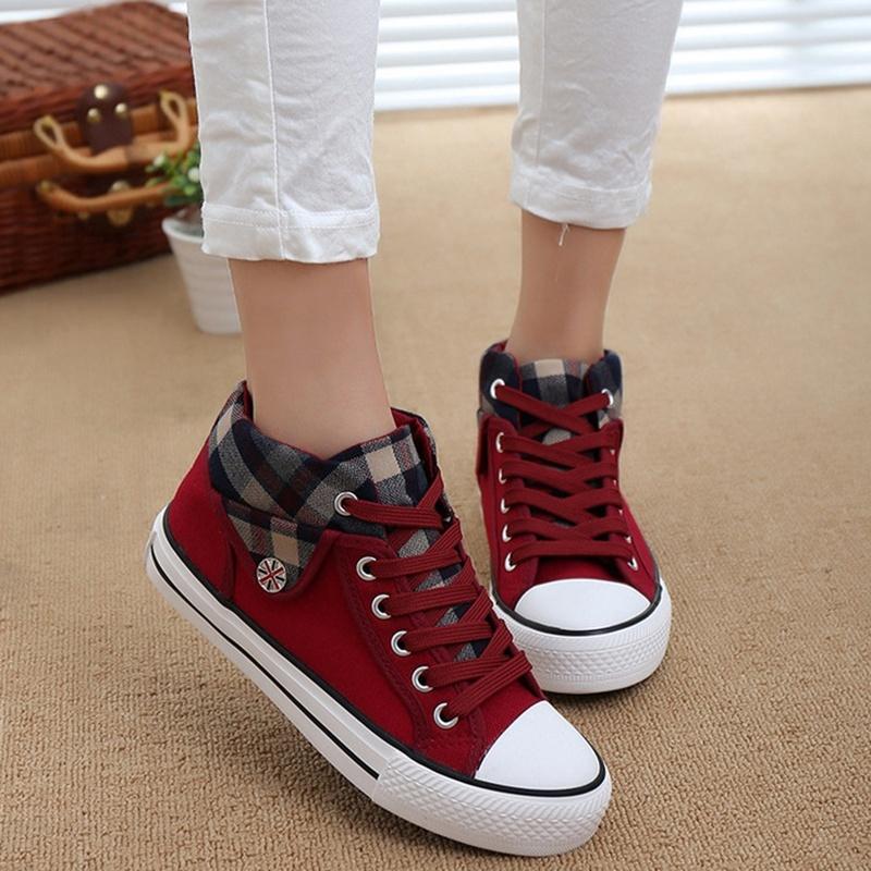 Women Casual Sport Breathable Canvas Shoes