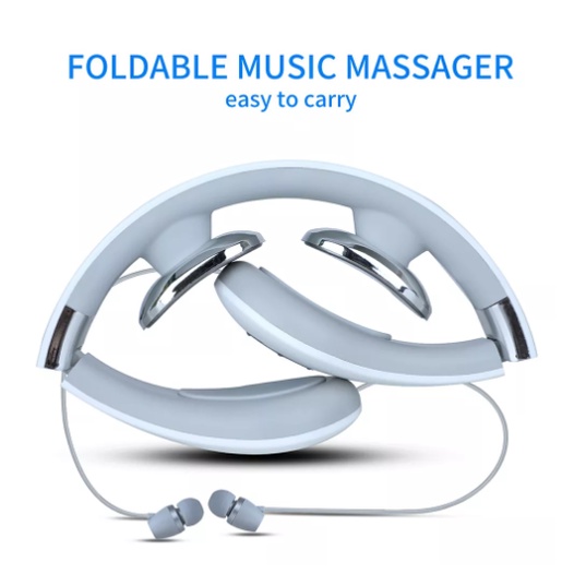 Máy Massage Cổ Tích Hợp Tai Nghe Bluetooth Neck Massage Music PRO