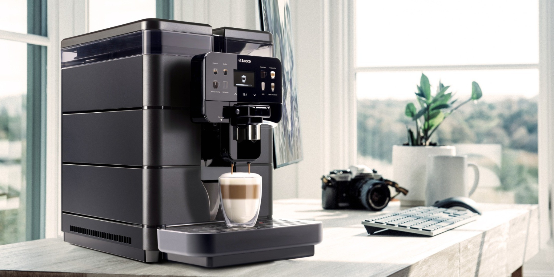 Máy pha cà phê tự động Saeco Royal OTC - Hàng chính hãng