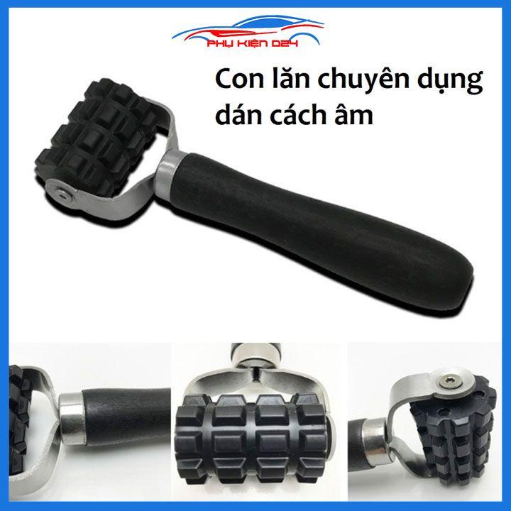 Con lăn gồ bánh xe chuyên dụng dán cách âm cho ô tô loại bánh có gai