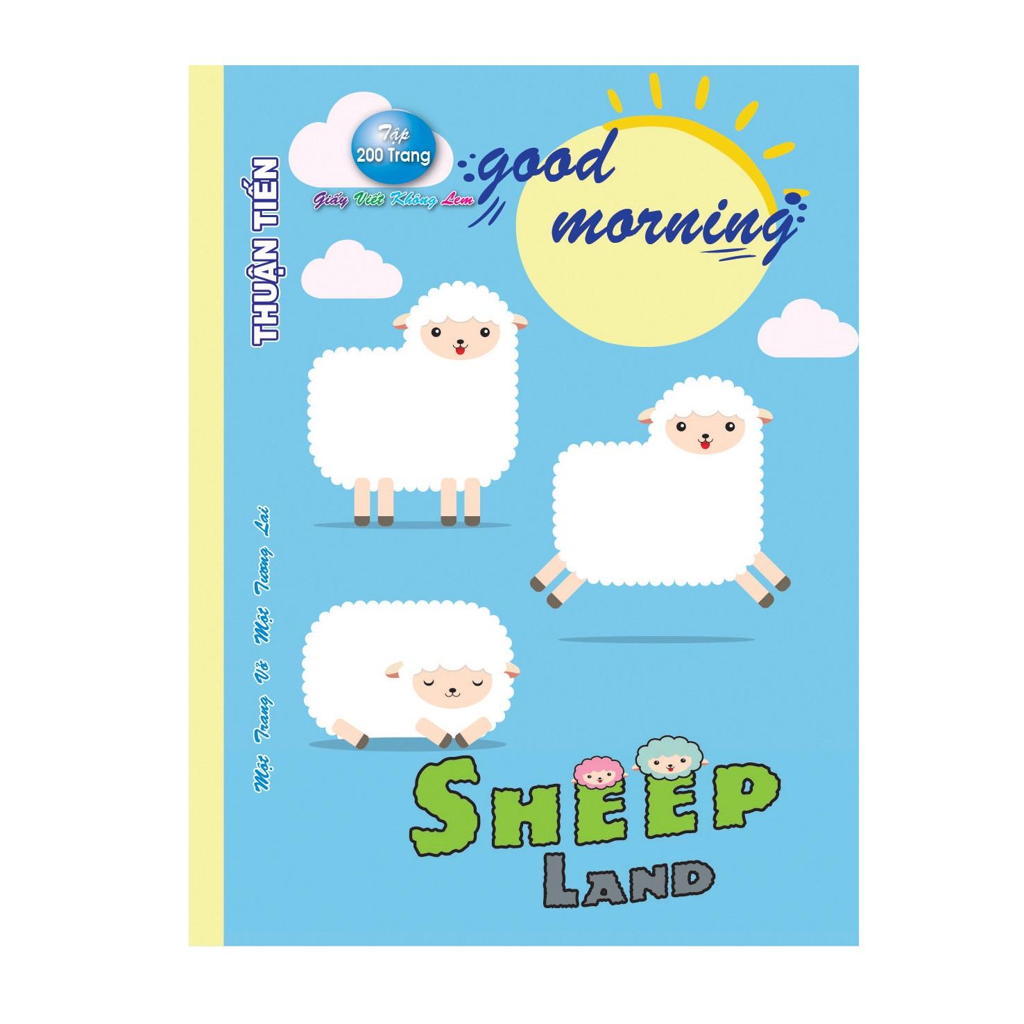 Tập Học Sinh Ngang Tân Thuận Tiến Sheep Land (200 Trang)