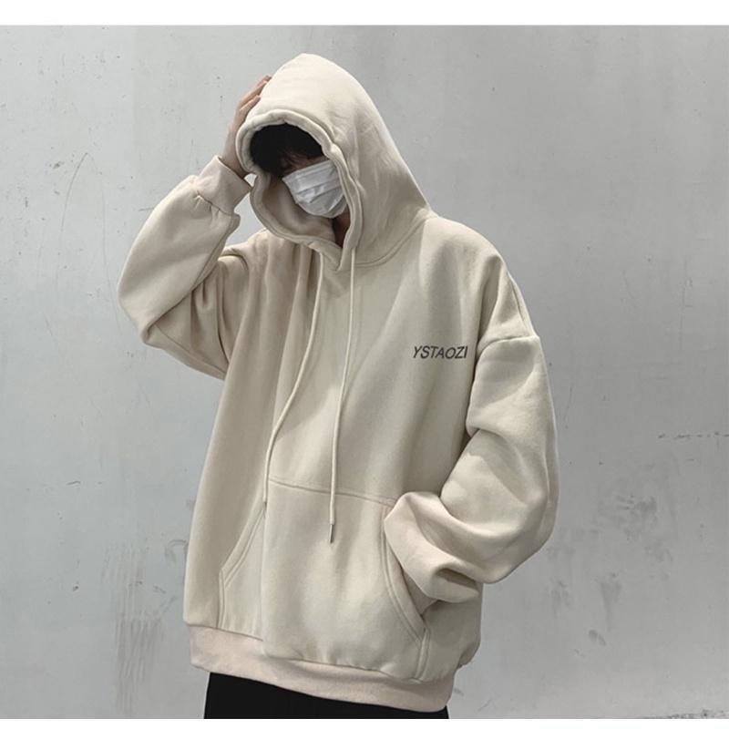 Áo hoodie nam nữ,Áo sweater nỉ nam nữ from rộng samstudio Unisex chất nỉ ngoại siêu dày dặn in chữ ZI