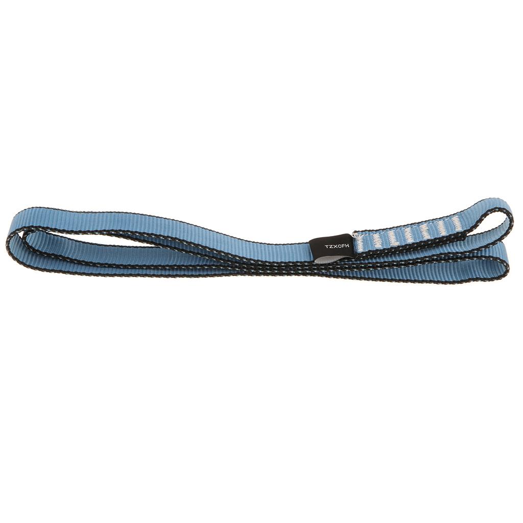 23KN Rope Runner Webbing Sling Flat Strap Belt for Mountaineering Rock Climbing Caving Rappelling Rescue Engineering