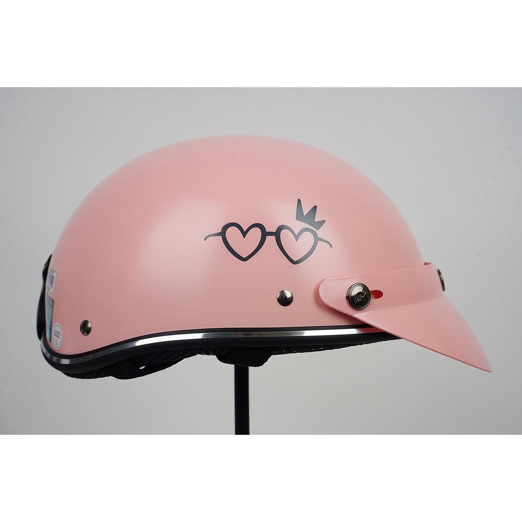 Mũ Bảo Hiểm 1/2 Đầu CHITA HELMETS CT6B1 Tem Cool Cat