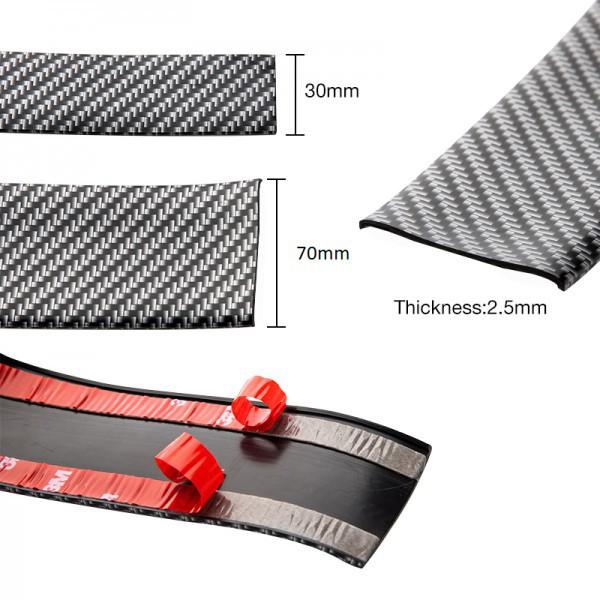 Cuộn nẹp cacbon chống xước bậc cửa xe cho xe ôtô, xe hơi