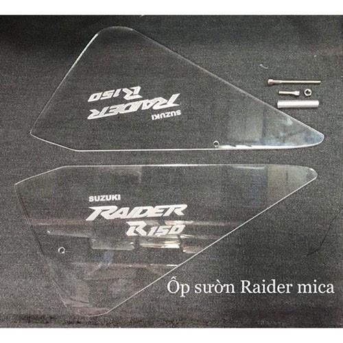 Ốp sườn mica trong suốt cho Raider,