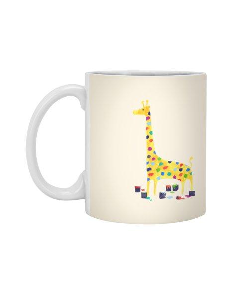 Ly Cốc Sứ Cao Cấp hình Rainbow colored giraffe