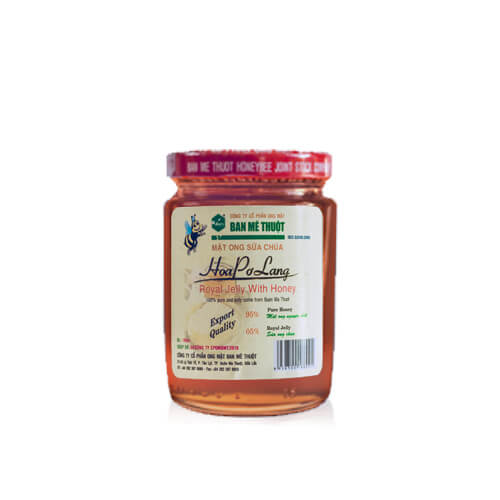 Mật Ong Sữa Chúa Hoa Pơ Lang - 600ml_385ml_189ml