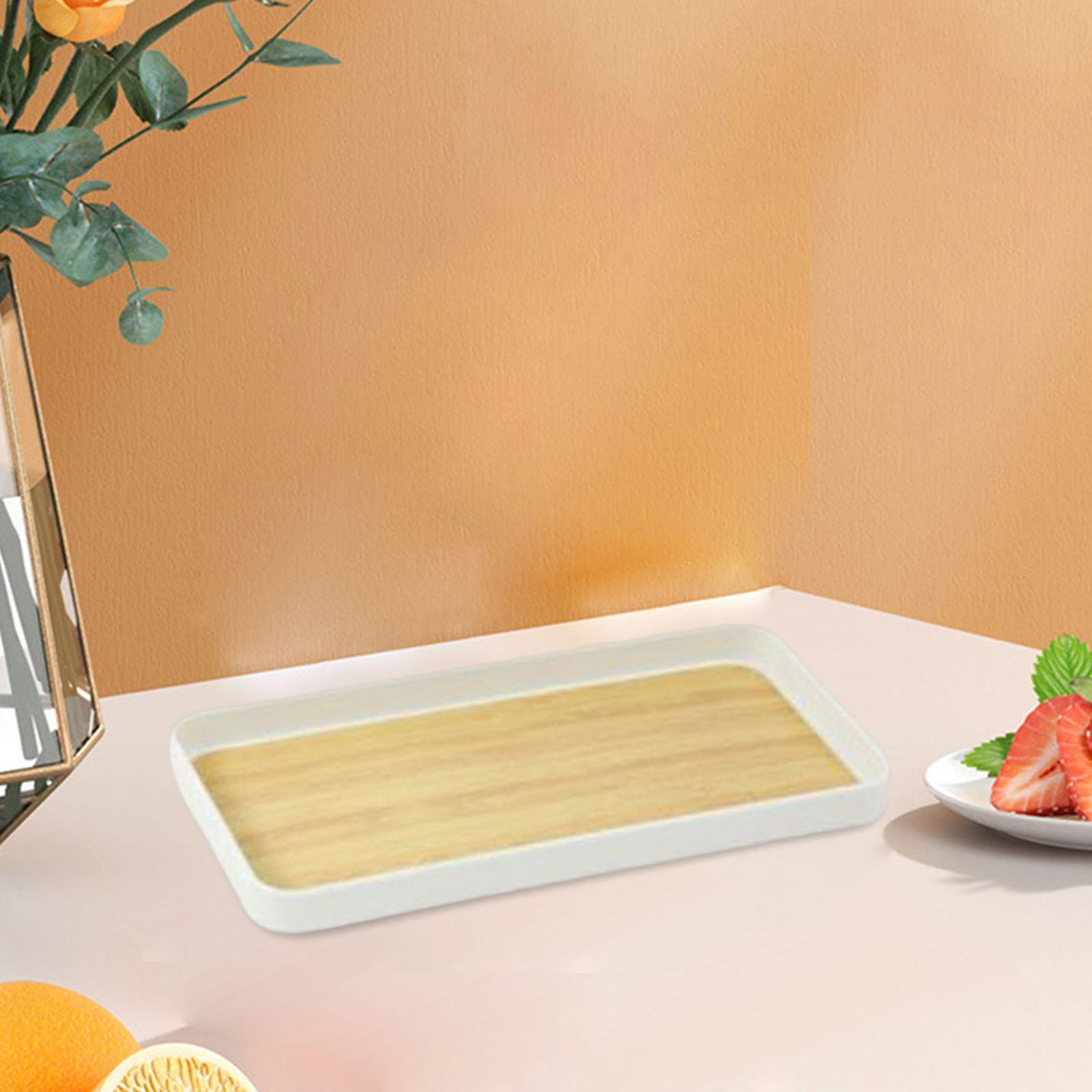 Portable Serving Tray Fruit Platter Food Dish for Desktop Dining Table Party