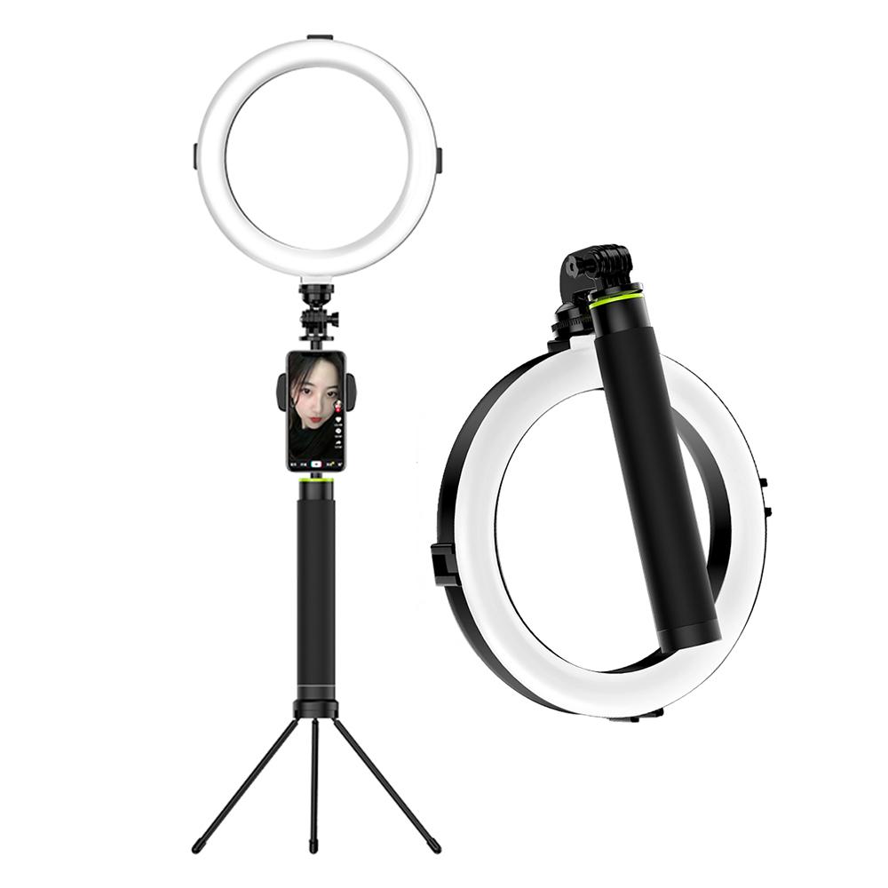 Đèn tự sướng Vòng LED Ánh sáng làm đẹp 3 Chế độ chiếu sáng USB có thể điều chỉnh độ sáng 8 inch