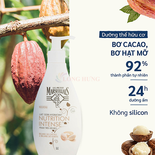 Sữa dưỡng thể Le Petit Marseillais (250ml) - Hàng chính hãng