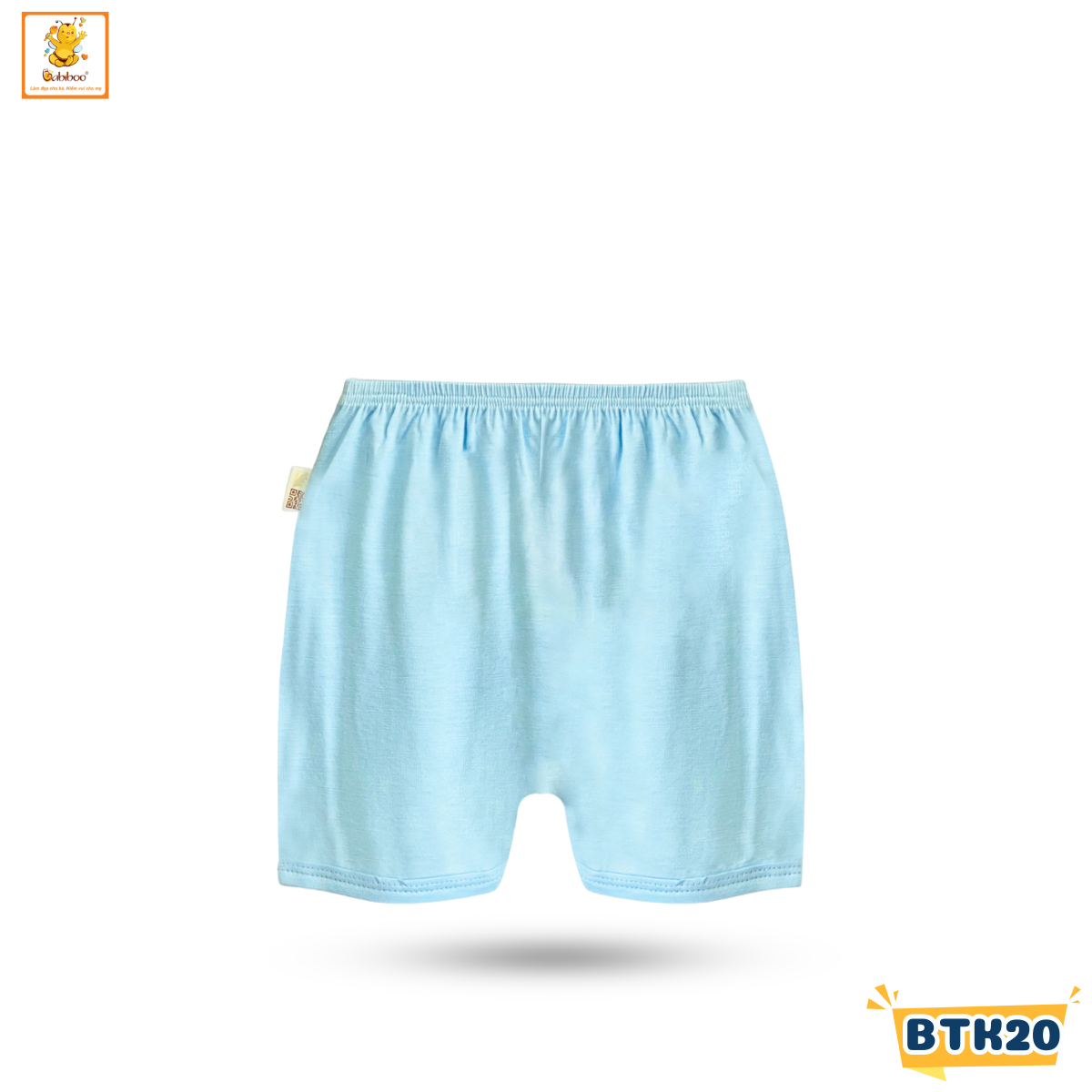 Quần đùi cho bé Babiboo quần đùi vải viscose mềm mịn. thấm hút mồ hôi- BTK20