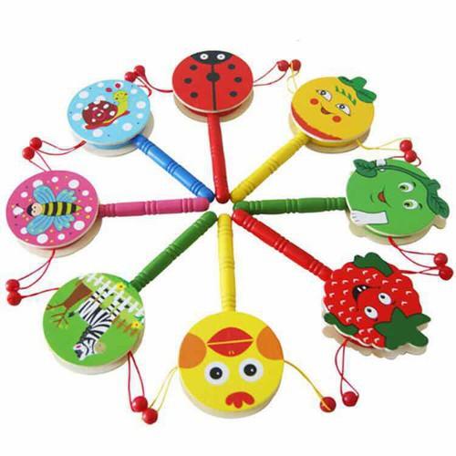 Trống Lúc Lắc Cầm Tay Cho bé- Giao Ngẫu Nhiên