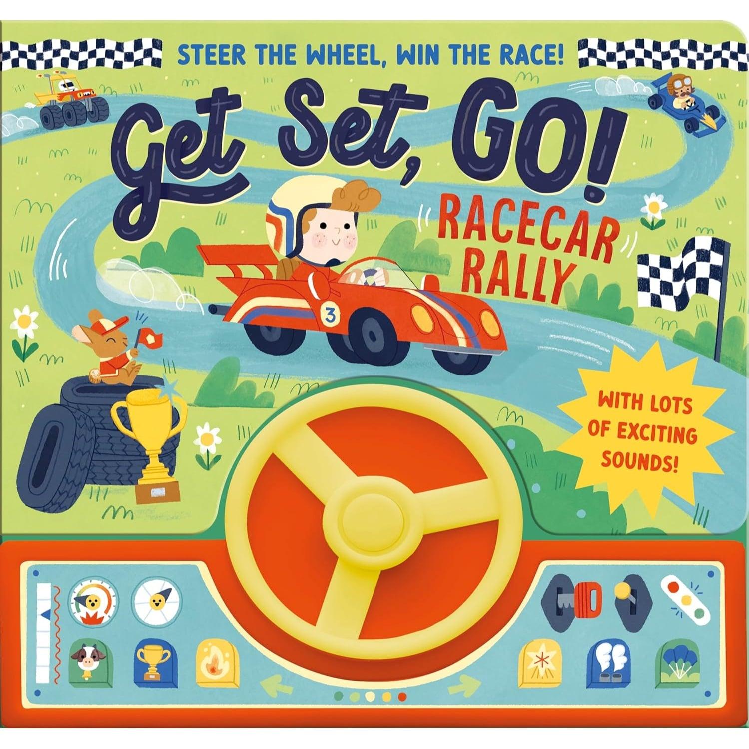 Sách Steering-Wheel Sound Book - Racecar