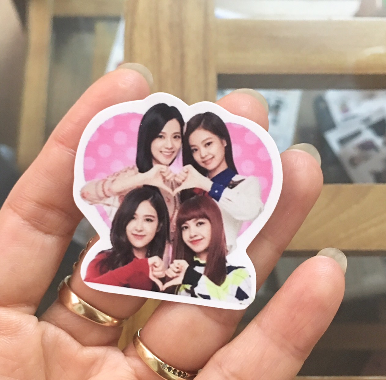Ảnh sticker BLACKPINK combo 50 cái ảnh nhóm và thành viên