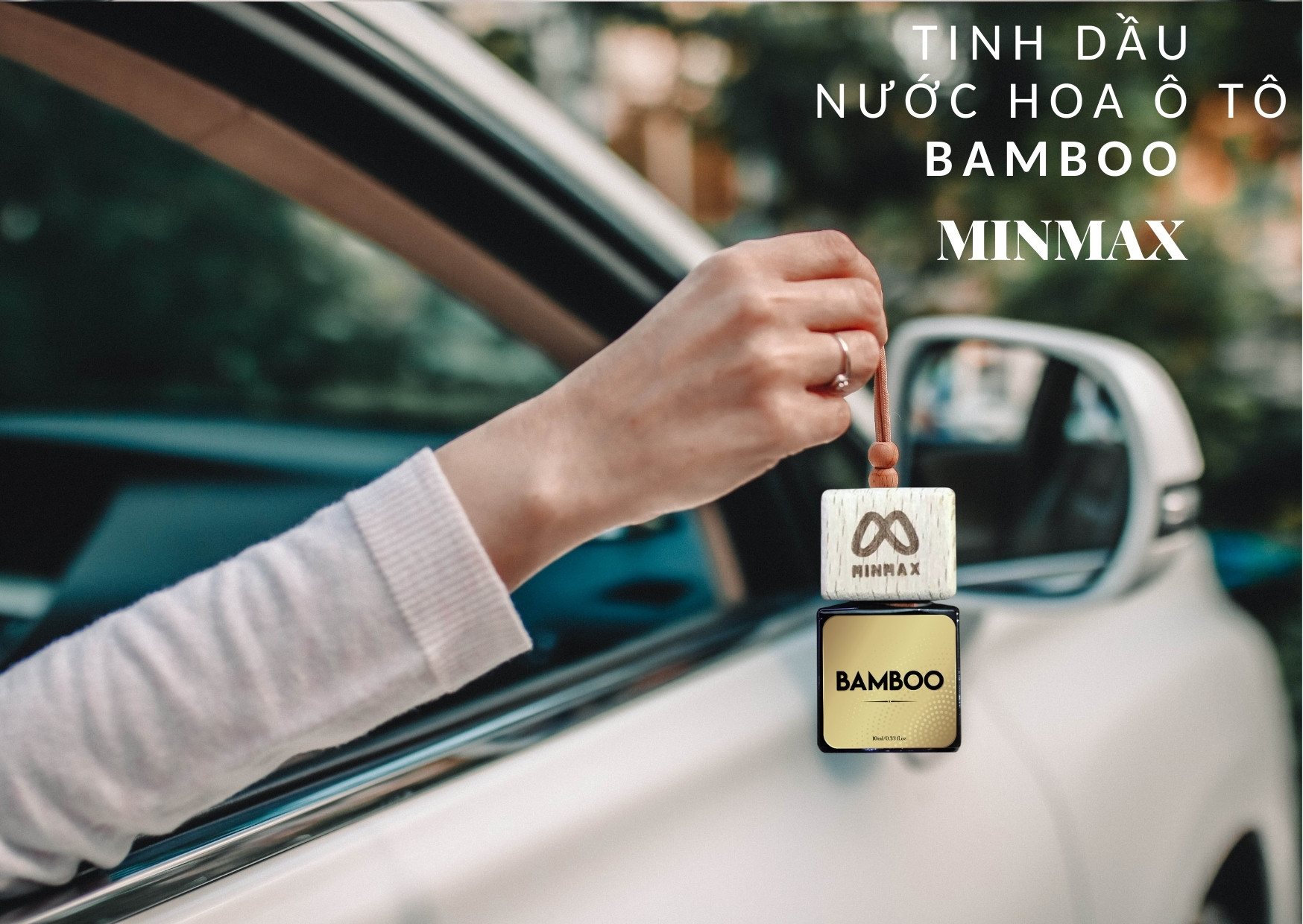 Tinh dầu nước hoa ô tô Bamboo Minmax 10 ml