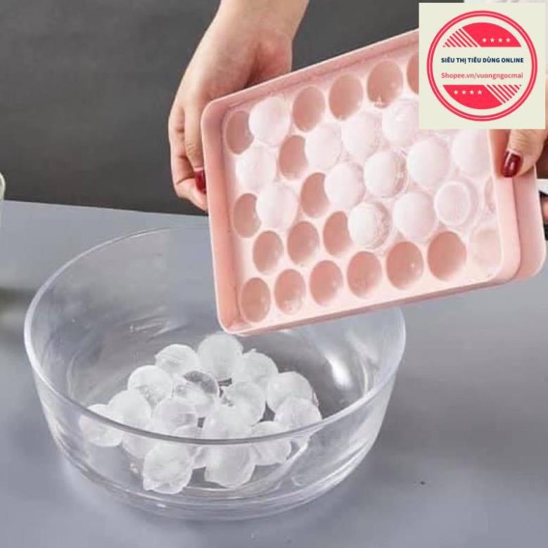 COMBO 3 KHAY LÀM ĐÁ BI TRÒN THẾ HỆ MỚI LOẠI LỚN 33 VIÊN