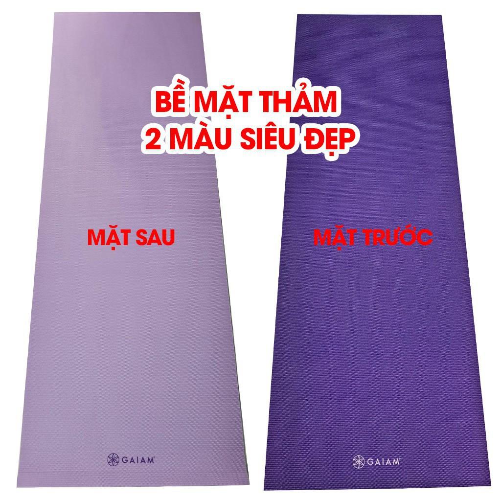 TẶNG TÚI ĐỰNG CAO CẤP Thảm Tập Yoga Loại 1 Dày 6mm Mặt Thảm 2 Màu Hàng VNXK Siêu Dày, Siêu Êm,Siêu Đẹp