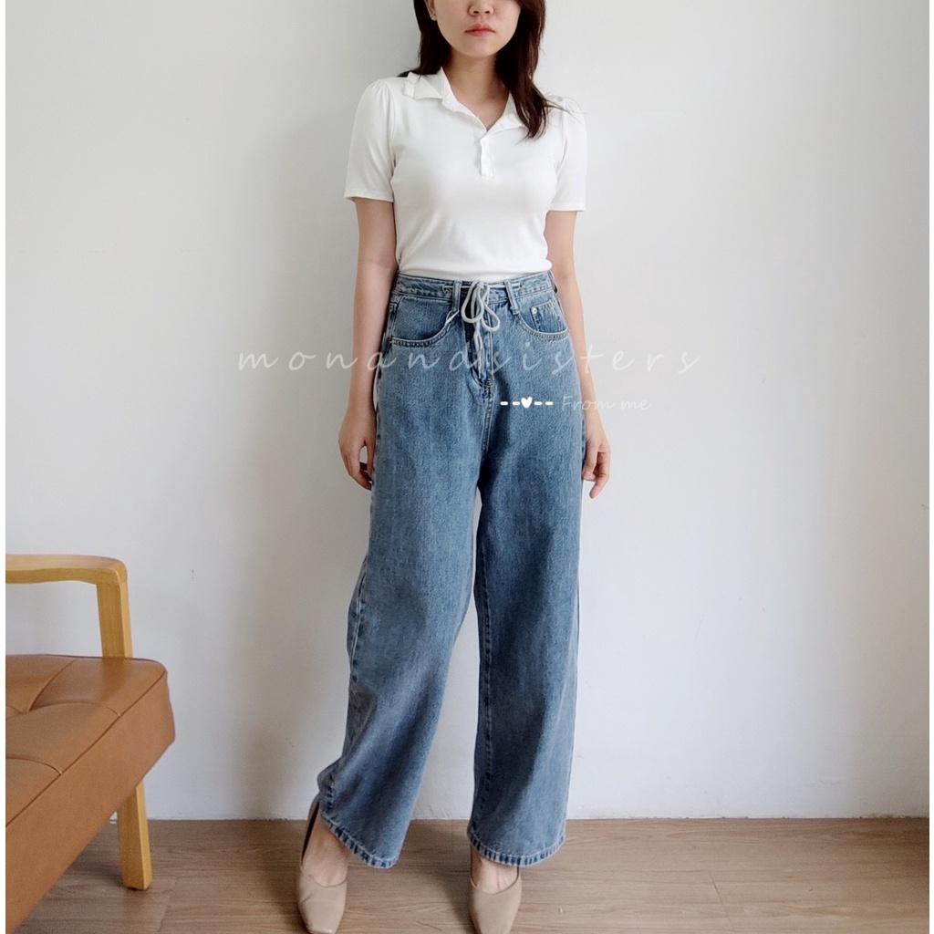 Áo thun cổ polo xếp - 42264