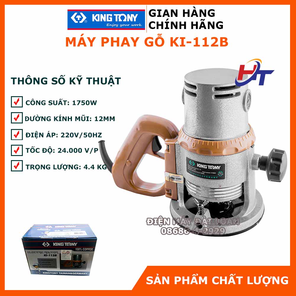 Máy phay gỗ Kingtony KI-112B