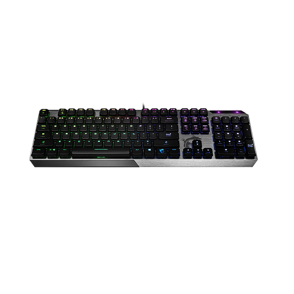 Bàn phím cơ gaming có dây MSI Vigor GK50 Low Profile US (màu đen) -Hàng chính hãng