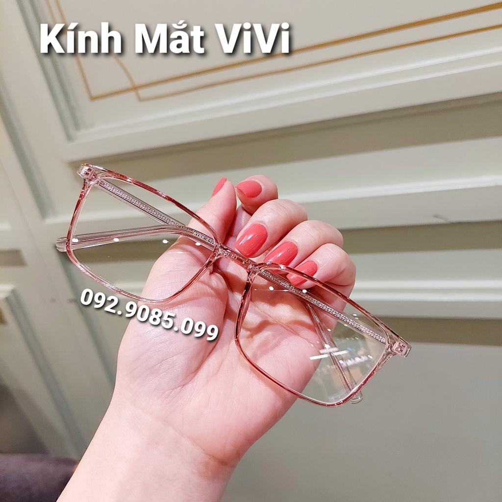 Gọng Kính Cận Dáng Vuông( Gọng nhựa cốt kim loại) - Kính Thời Trang ( Nam + Nữ