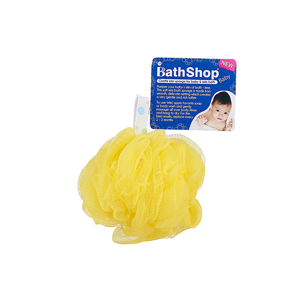 Bông tắm trẻ em siêu mềm Bathshop 25 gr giao màu ngẫu nhiên