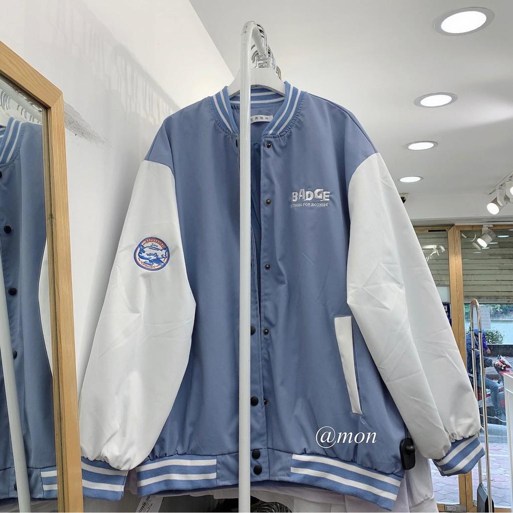 ÁO KHOÁC BOMBER BADGE ÁO BOMBER ULZZANG NAM NỮ - GIN STORE