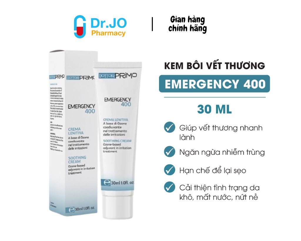 Kem Bôi Vết Thương Hở Emergency 400 Giúp Vết Thương Nhanh Lành Và Chống Sẹo