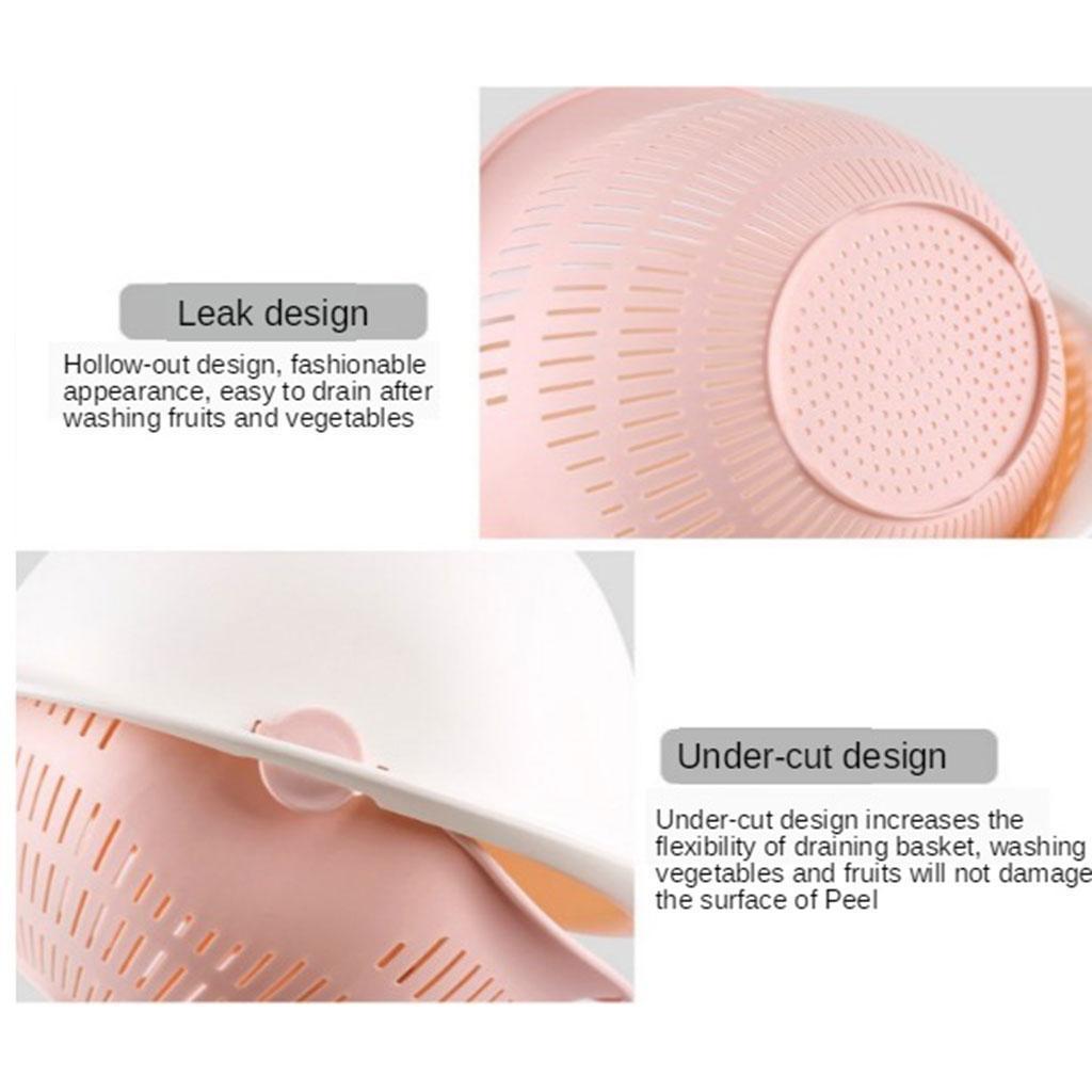 Basket Bowl Rice Washing Vegetables  Gadget