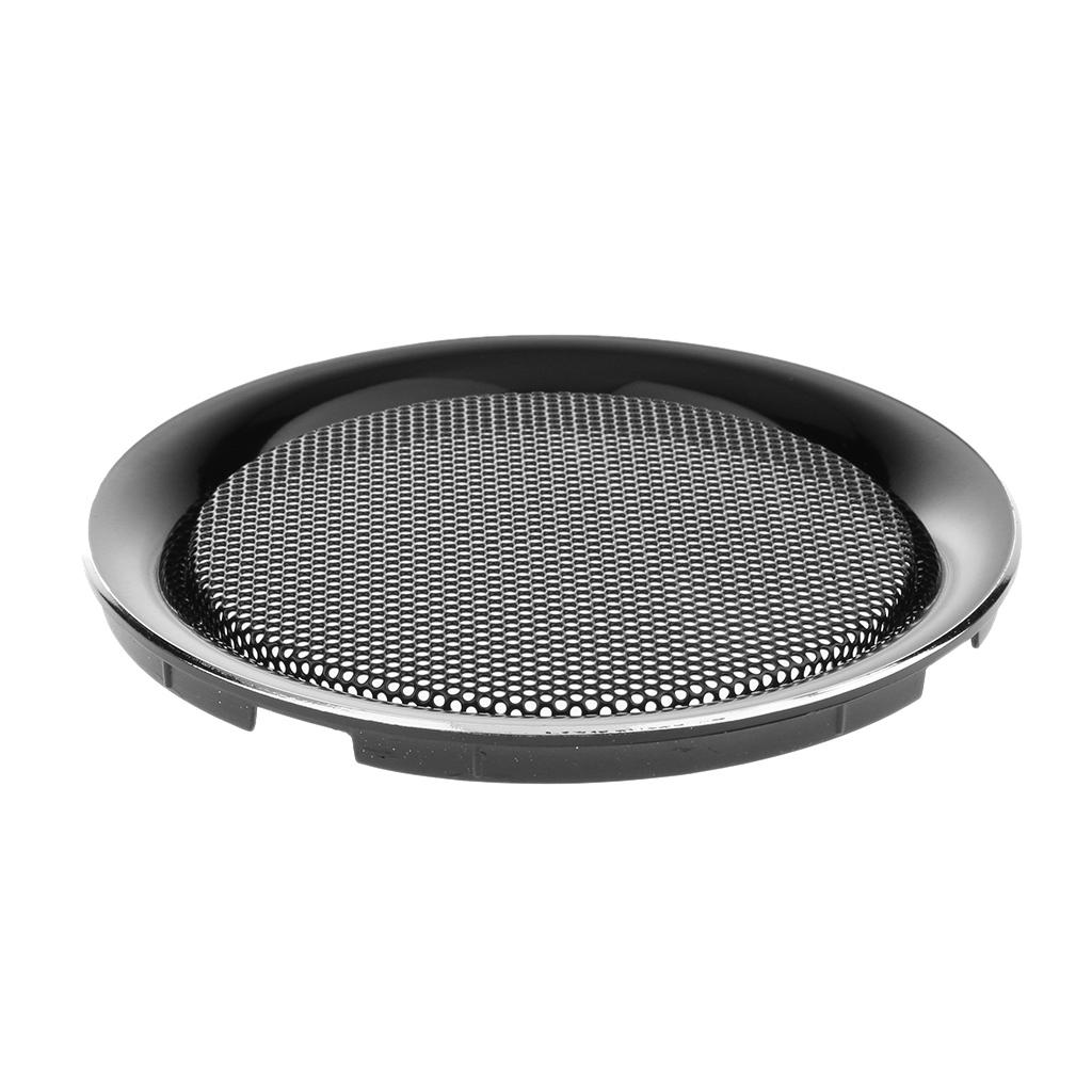 6.5 Inch Speaker Grills Cover Case for Speaker Mounting Home Audio DIY - 177mm Outer Diameter Black