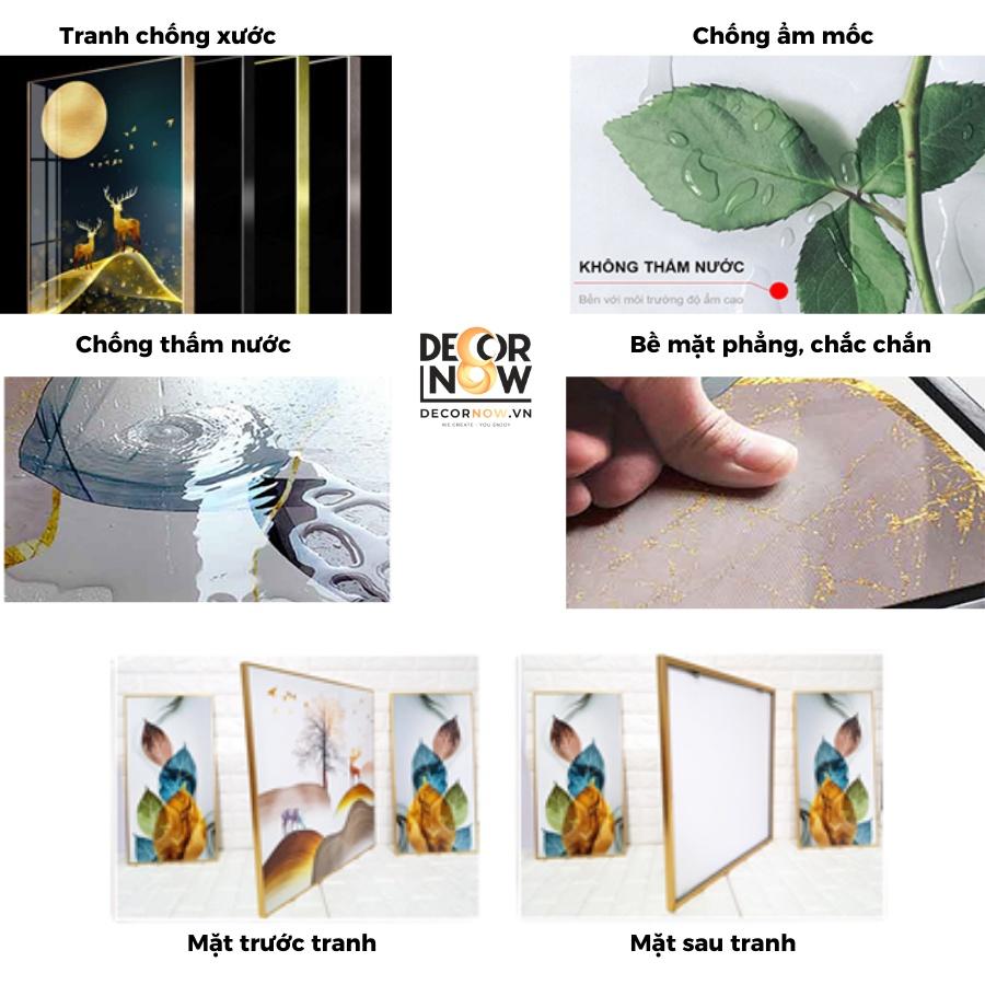 Tranh Treo Tường CANVAS Phòng Khách, Phòng Ngủ, DECORNOW, 3 Bức Trang Trí, Decor, Đẹp Nhất 2022 DCN-04