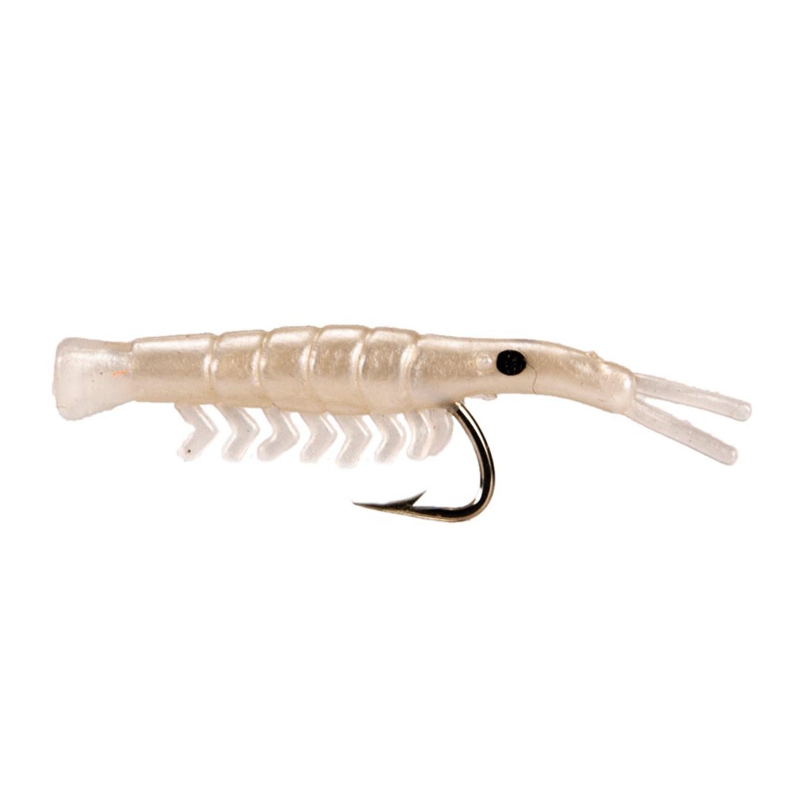 50 Pcs Fishing Silicone Shrimp Lures Hooks Tackle Bait Lures