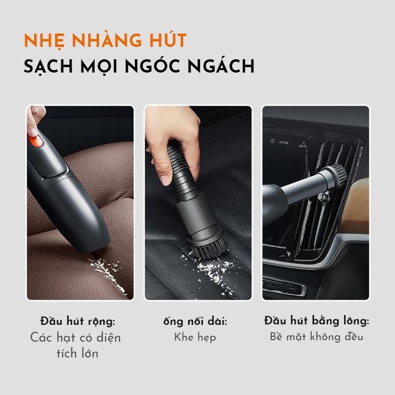 Máy hút bụi cầm tay GAABOR GVCC-M4A2 lực hút mạnh 4500pa cắm ô tô dây nguồn dài 4.5m - Hàng chính hãng