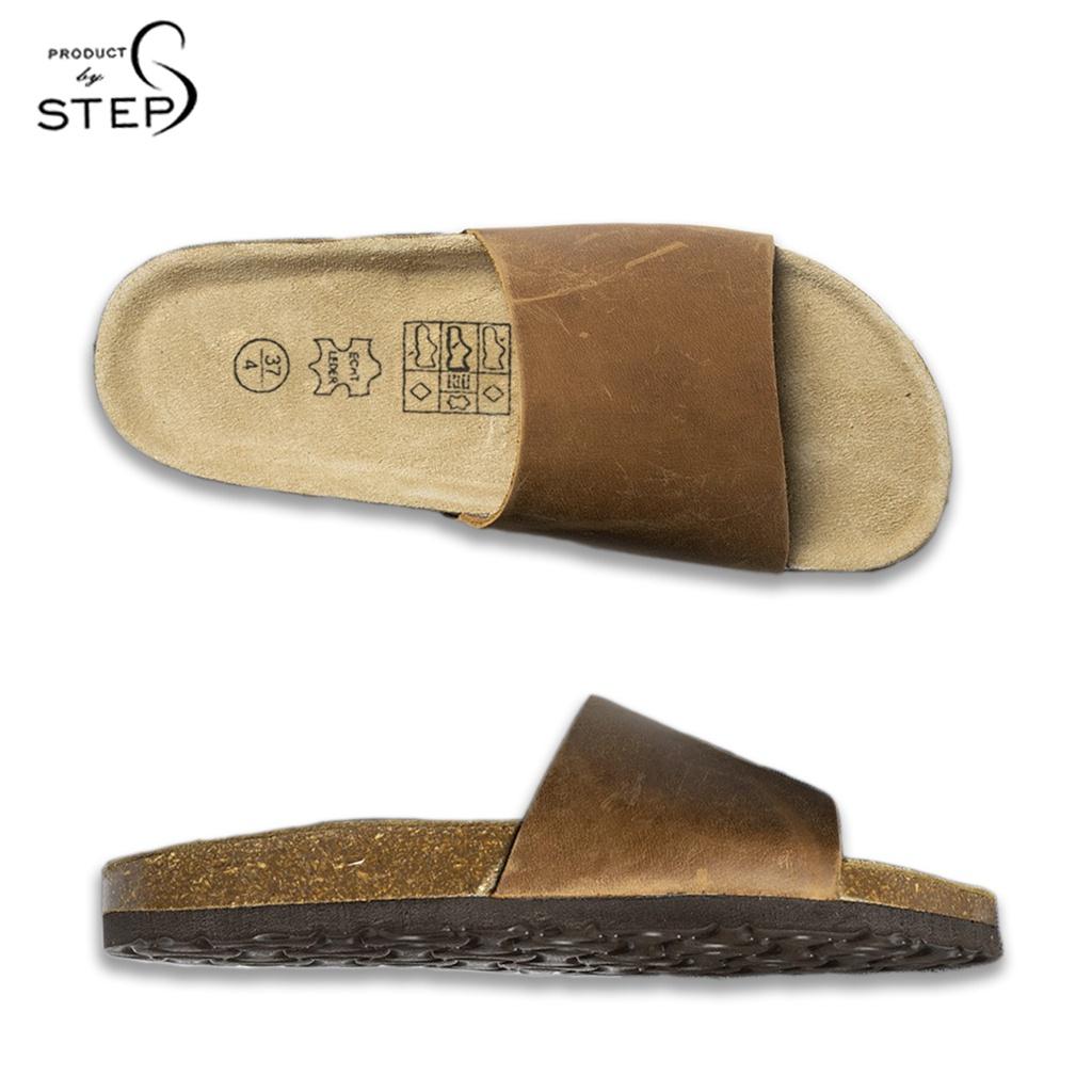 Dép đế trấu Unisex Da Quai bản ngang (Size 35-45