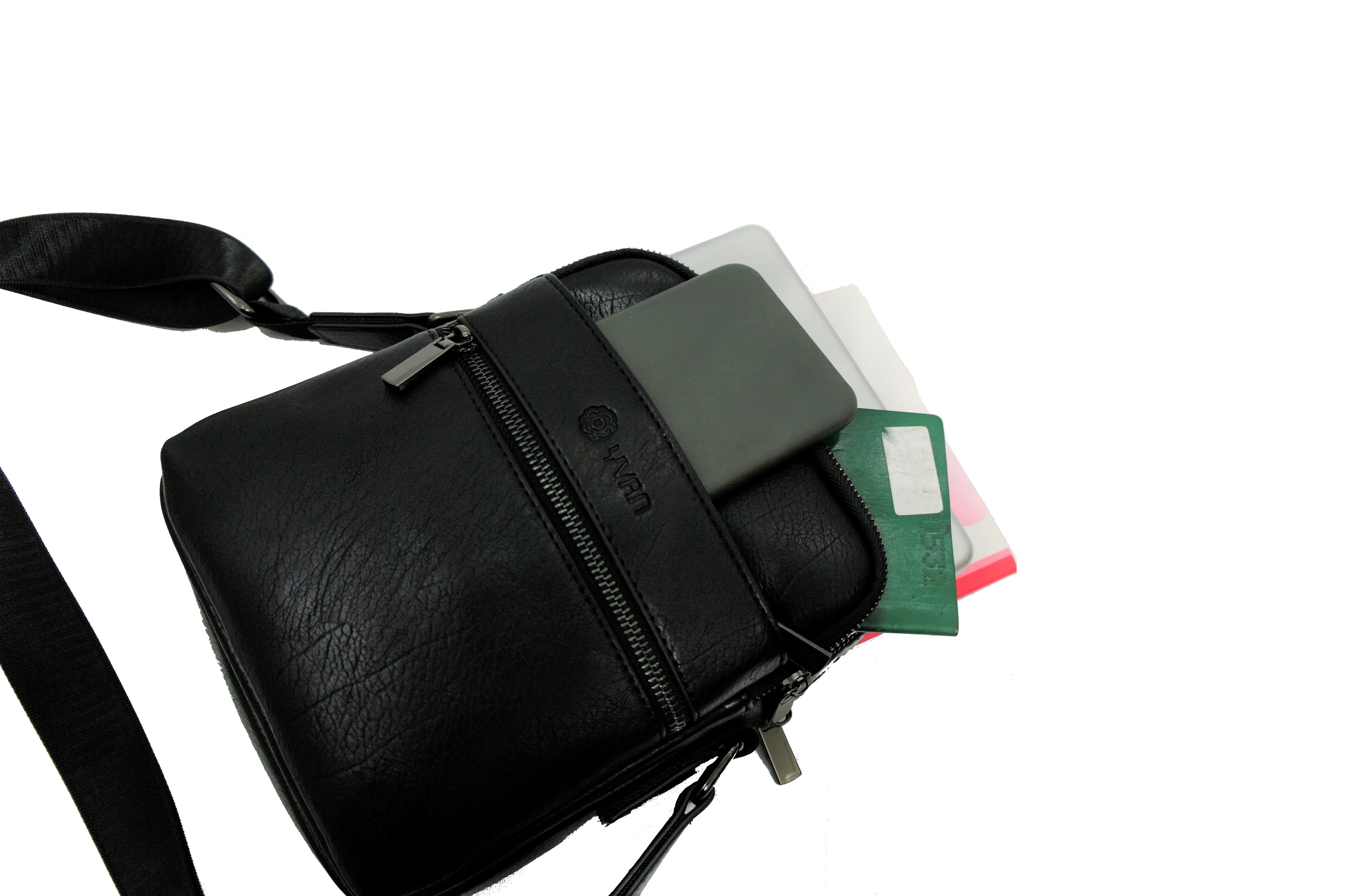 Túi đeo chéo nam YVan thời trang đựng Ipad, điện thoại, ví, đồ cá nhân 8651-1