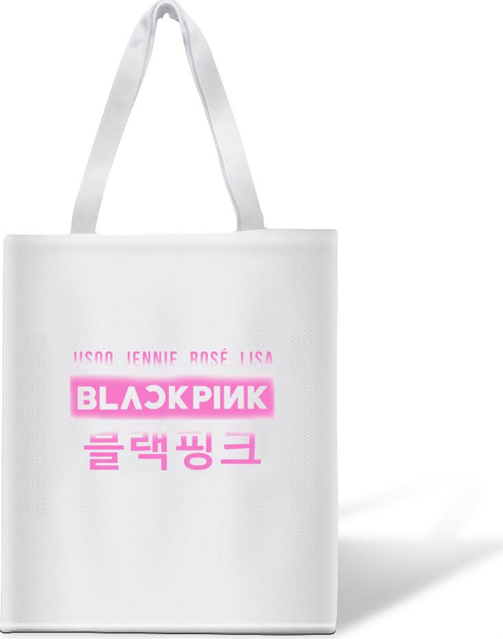 Túi tote BlackPink in chữ Jisoo Jennie Rose Lisa