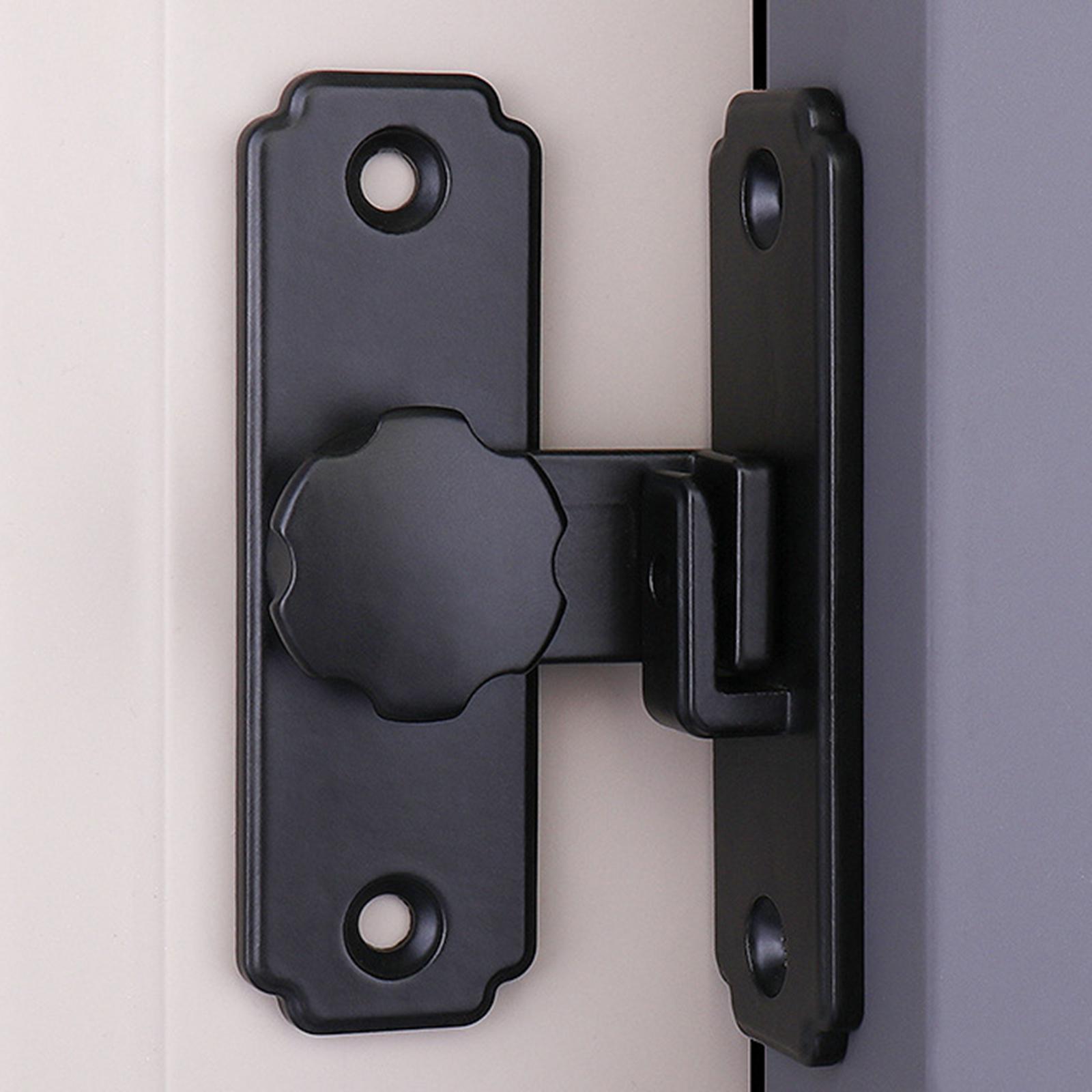 Barn Door Buckle Latch Lock with Mounting Screws Hasps Lock for Outdoor Farm Bathroom