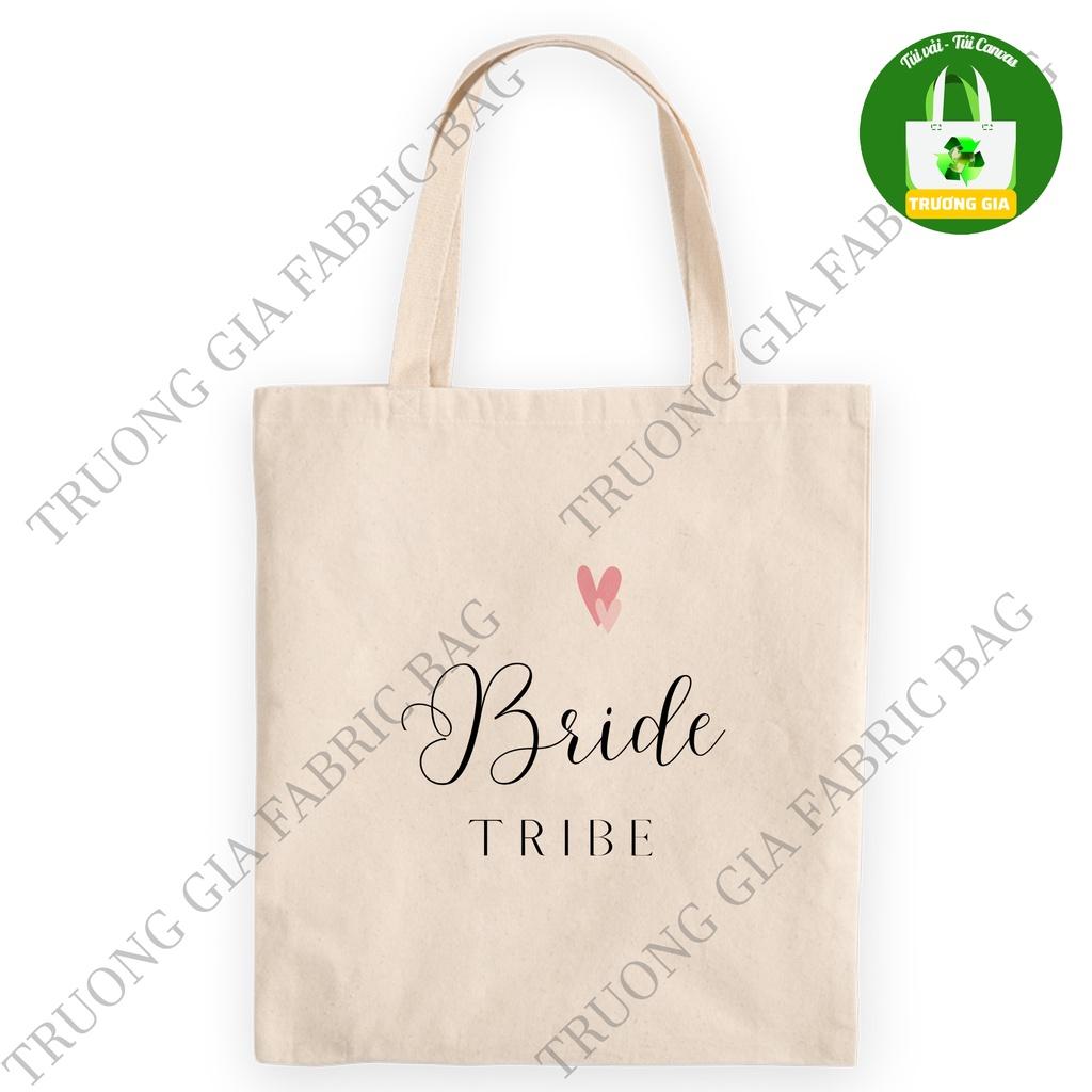 TúI tote Vải canvas Be in hình LETTER không khóa kéo 26x33 Trương Gia Túi Vải - Túi Canvas