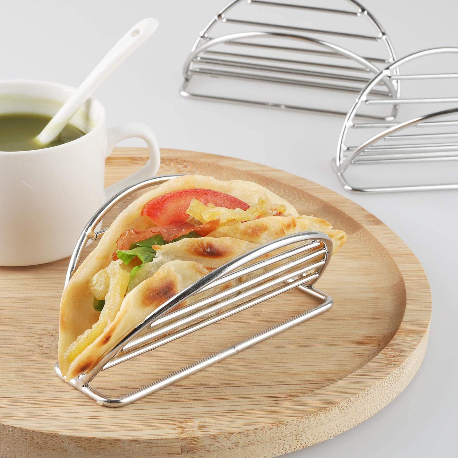 Stainless Steel Taco Rack, Taco Shells Holder Stand for Kitchen Home Restaurant